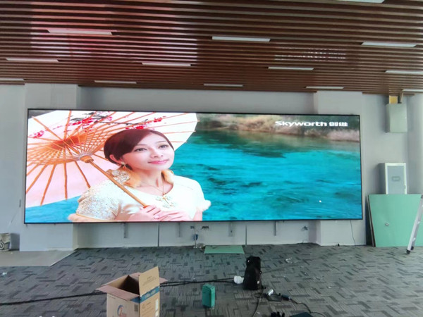 和静P1.53led小间距屏安装案例